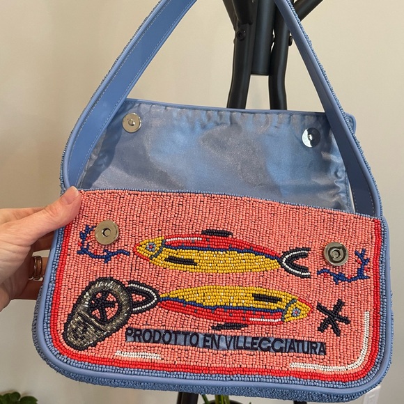 Staud Tommy Beaded Sardines Shoulder Bag NWOT - Picture 12 of 15